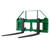 VEVOR Pallet Fork Frame Attachment with 36-inch Skid Steer Forks for JD Tractors