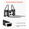 VEVOR Pallet Fork Frame Attachment with 42-inch Skid Steer Pallet Forks 4000 lbs