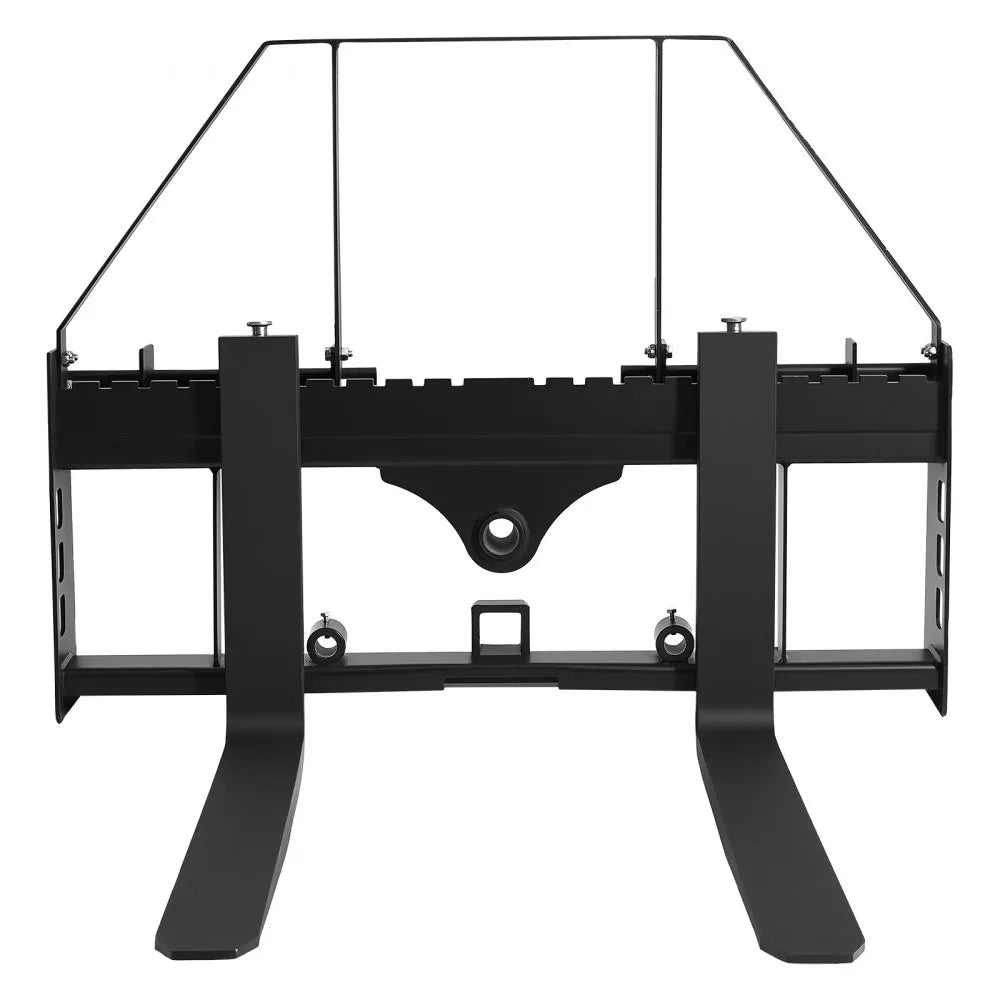 VEVOR Pallet Fork Frame Attachment with 42-inch Skid Steer Pallet Forks 4000 lbs