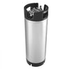 VEVOR Corny Keg, 5 Gallon Ball Lock Keg, SUS304 Cold Brew Kegs with Dual Rubber Handles & Heavy-Duty Rubber Bottom, Brewing Equipment for Home Brewing Party, 1 PCS