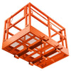 VEVOR Mesh Telehandler Work Platform, 48 x 73.9 Inch, Man Safety Basket, 2000 lbs Capacity, Forklift Telehandler Attachment, Safety Cage, Heavy Duty Carbon Steel, for Most Aerial Jobs Lifting Loader