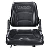 VEVOR Universal Forklift Seat, Fold Down Tractor Seat with Adjustable Angle Back and Micro Switch, 6.3-13.4 inch Extended Slot Comfortable Forklift Seat for Tractor Loader Excavator
