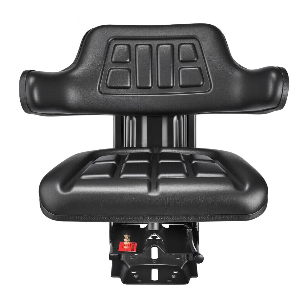 VEVOR Universal Forklift Seat Wrap Around, Universal Tractor Seat with Micro Switch, Adjustable Tractor Suspension Seat with Tilt Fits for John Deere, Ford, Massey Ferguson, New Holland Tractor