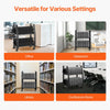 VEVOR Laptop Charging Cart, 32 Devices Mobile Open Charging Station with Wheels, for Tablet and Laptop Up to 15.6 in Screen Size, Easy Access Slots, Surge Control, for Office, Classroom, Library