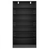 VEVOR Media Storage Cabinet, 7-Tier DVD Shelf Organizer, 27.56 x 11.81 x 55.12 in Multimedia Storage Organizer for CDs, DVDs, Books and Games, CD Shelf for Living Room, Home Office, Recording Room