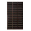 VEVOR Media Storage Cabinet, 12-Tier DVD Shelf Organizer, 40.08 x 9.09 x 71.26 in Multimedia Storage Organizer for CDs, DVDs, Books and Games, CD Shelf for Living Room, Home Office, Recording Room