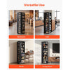 VEVOR Media Storage Cabinet, CD Rack Tower, 34 Compartments Rotating Media Tower Rack for CDs, DVDs, Books and Game Discs, DVD Stand for Living Room, Home Office and Recording Room, Black