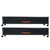 VEVOR Under Bed Storage with Wheels, 36.0 x 18.1 x 7.3 inch, Underbed Containers with Clear Lid, Underbed Shoe Organizer, Rolling Under the Bed Storage Bins for Clothes Shoes Blankets Bedroom, 2 Pack