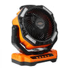 VEVOR Portable Fan Rechargeable 13 inch, Battery Powered Fan with LED Lantern, 4 Speeds Adjustable & 45°/90°Automatic Swivel & Timer , USB Battery Operated Fans for Travel Bedroom Home Camping Office