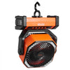 VEVOR Portable Fan Rechargeable 9 inch, Battery Powered Fan with LED Lantern, 4 Speeds Adjustable & 45°/90°Automatic Swivel & Timer , USB Battery Operated Fans for Travel Bedroom Home Camping Office