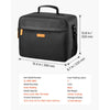 VEVOR Miniature Storage Carrying Figure Bag, Fits for 1:500-1:750 Scale Models, Miniature Transport Bag with Adjustable Shoulder Strap, 3 Foam Layers for Large Storage Capacity (Minis Not Included)