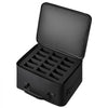 VEVOR Miniature Storage Carrying Figure Bag, Fits for 1:500-1:750 Scale Models, Miniature Transport Bag with Adjustable Shoulder Strap, 3 Foam Layers for Large Storage Capacity (Minis Not Included)