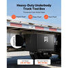 VEVOR Underbody Truck Tool Box, 24 x 12 x 14 Inch Heavy Duty Steel Trailer Storage Box with Lock & Keys, Waterproof Trailer Storage Organizer Under Body Chest with T-Handle for Truck, Van, SUV, Black