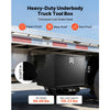 VEVOR Underbody Truck Tool Box, 36 x 24 x 24 Inch Heavy Duty Steel Trailer Storage Box with Lock & Keys, Waterproof Trailer Storage Organizer Under Body Chest with T-Handle for Truck, Van, SUV, Black