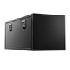 VEVOR Underbody Truck Tool Box, 48 x 18 x 18 Inch Heavy Duty Steel Trailer Storage Box with Lock & Keys, Waterproof Trailer Storage Organizer Under Body Chest with T-Handle for Truck, Van, SUV, Black