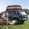 VEVOR Car Rooftop Cargo Carrier Bag, 15 Cubic Feet Car Roof Cargo Carrier, 100% Waterproof Heavy Duty 840D PVC Roof Luggage Bag for All Vehicle with/without Rack- with Lock, Non-Slip Mat, 4 Door Hooks