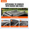 VEVOR Roof Rack Cross Bars, Aluminum Roof Rack Crossbars, Fit Raised Side Rail with Gap, 200 lbs Load Capacity, Adjustable Crossbars with Locks, for SUVs, Sedans, and Vans