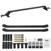 VEVOR Roof Rack Cross Bars, Aluminum Roof Rack Crossbars, Fit Roof without Side Rail, 155 lbs Load Capacity, Adjustable Bare Roof Crossbars with Locks, for SUVs, Sedans, and Vans
