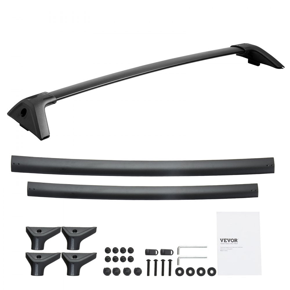VEVOR Roof Rack Cross Bars, Compatible with Toyota RAV4 2020-2023, 160lbs Load Capacity, Aluminum Anti-Rust Crossbars with Locks, Rooftop Cargo Bag Luggage Carrier (Not Fit for Adventure/TRD Off-Road)