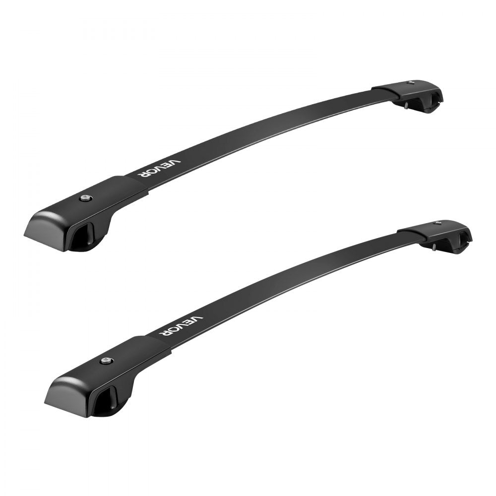 VEVOR Roof Rack Cross Bars, 200 LBS Load Capacity, Compatible with Subaru Crosstrek 2018-2024, Heavy Duty Aluminum Crossbar Racks, Roof Rail Rooftop Cargo Bar for Kayak, Bike, Luggage, Snowboard