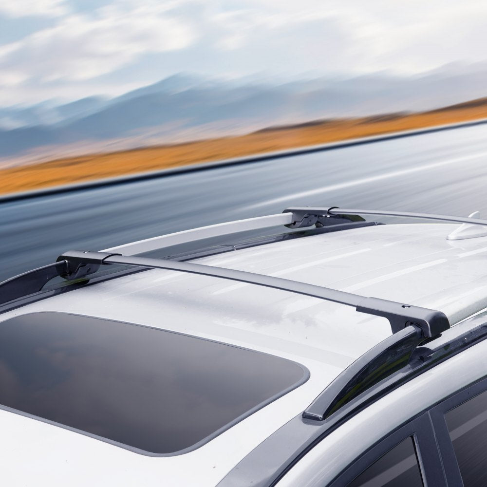 VEVOR Roof Rack Cross Bars, Fit for 2014-2021 Subaru Forester with Raised Side Rails, 200 lbs Load Capacity, Aluminum Crossbars with Locks, for Rooftop Cargo Carrier Bag Luggage Kayak Bike