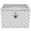 VEVOR Underbody Truck Box, 24"×17"×18" Pickup Storage Box, Heavy Duty Aluminum Diamond Plate Tool Box with Lock and Keys, Waterproof Trailer Storage Box with T-Handle Latch for Truck, Van, Trailer