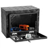 VEVOR Underbody Truck Box, 18" x 12" x 14" Pickup Storage Box, Heavy Duty Aluminum Diamond Plate Tool Box with Lock and Keys, Waterproof Trailer Storage Box with T-Handle Latch for Truck, Van, Trailer