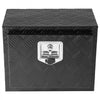 VEVOR Underbody Truck Box, 18" x 12" x 14" Pickup Storage Box, Heavy Duty Aluminum Diamond Plate Tool Box with Lock and Keys, Waterproof Trailer Storage Box with T-Handle Latch for Truck, Van, Trailer