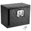VEVOR Underbody Truck Box, 18" x 12" x 14" Pickup Storage Box, Heavy Duty Aluminum Diamond Plate Tool Box with Lock and Keys, Waterproof Trailer Storage Box with T-Handle Latch for Truck, Van, Trailer