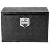 VEVOR Underbody Truck Box, 24" x 12" x 14" Pickup Storage Box, Heavy Duty Aluminum Diamond Plate Tool Box with Lock and Keys, Waterproof Trailer Storage Box with T-Handle Latch for Truck, Van, Trailer