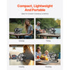 VEVOR 10 inch Rechargeable Battery Operated Camping Floor, High Velocity Portable Outdoor Fan with Metal Frame, Copper Brushless Motor, 360-degree Manual Rotation,for Fishing,Traveling, Picnicking