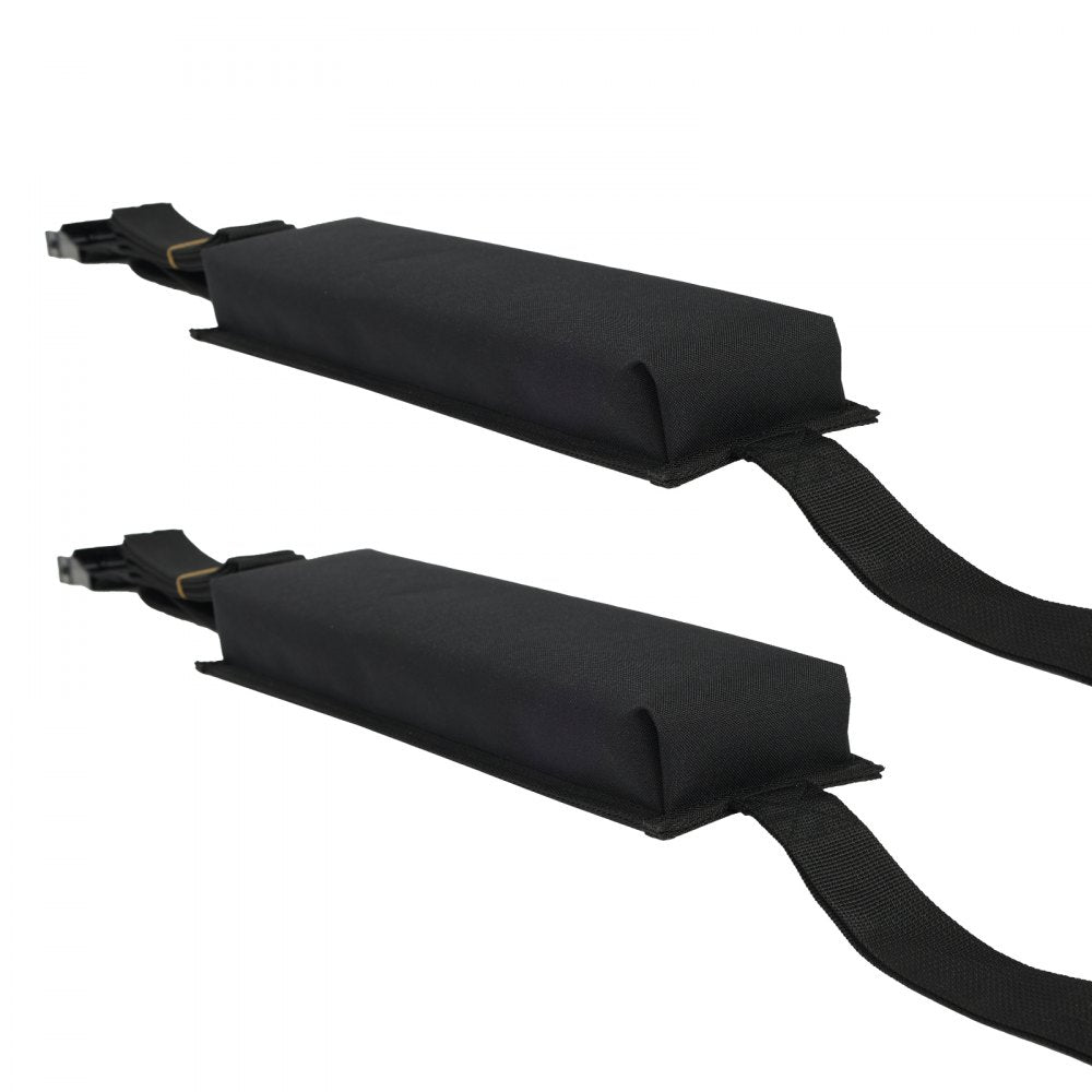 VEVOR Soft Roof Rack Pads, 15.5-Inch Universal Car Roof Rack Pads, 176LBS Loading Capacity Luggage Kayak Carrier with Portable Storage Bag for SUP Canoe Snowboard Paddle Board Surfboard