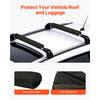 VEVOR Soft Roof Rack Pads, 28" Universal Car Roof Rack Pads for Various Crossbars, 88LBS Load Capacity Luggage Kayak Carrier with 2 Tie Down Straps & Velcros for SUPs Canoes Snowboards Paddle Boards
