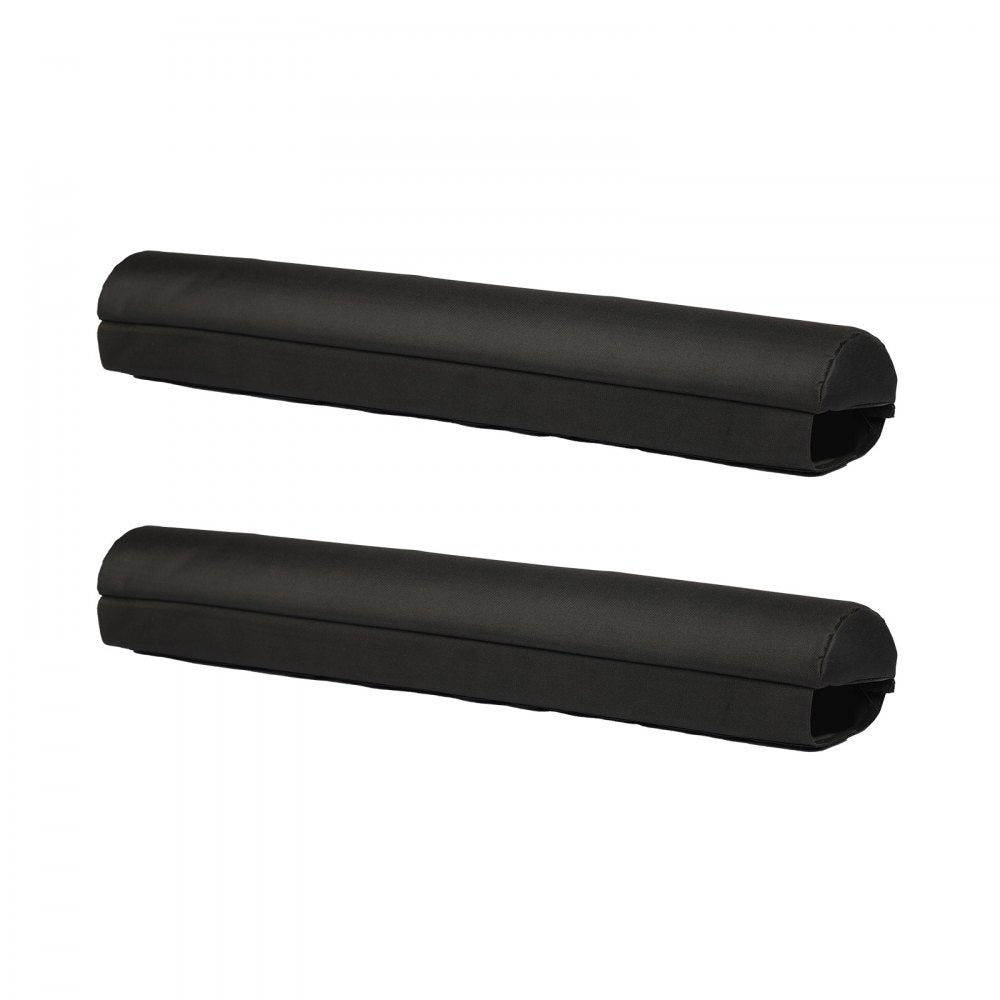 VEVOR Soft Roof Rack Pads, 28" Universal Car Roof Rack Pads for Various Crossbars, 88LBS Load Capacity Luggage Kayak Carrier with 2 Tie Down Straps & Velcros for SUPs Canoes Snowboards Paddle Boards