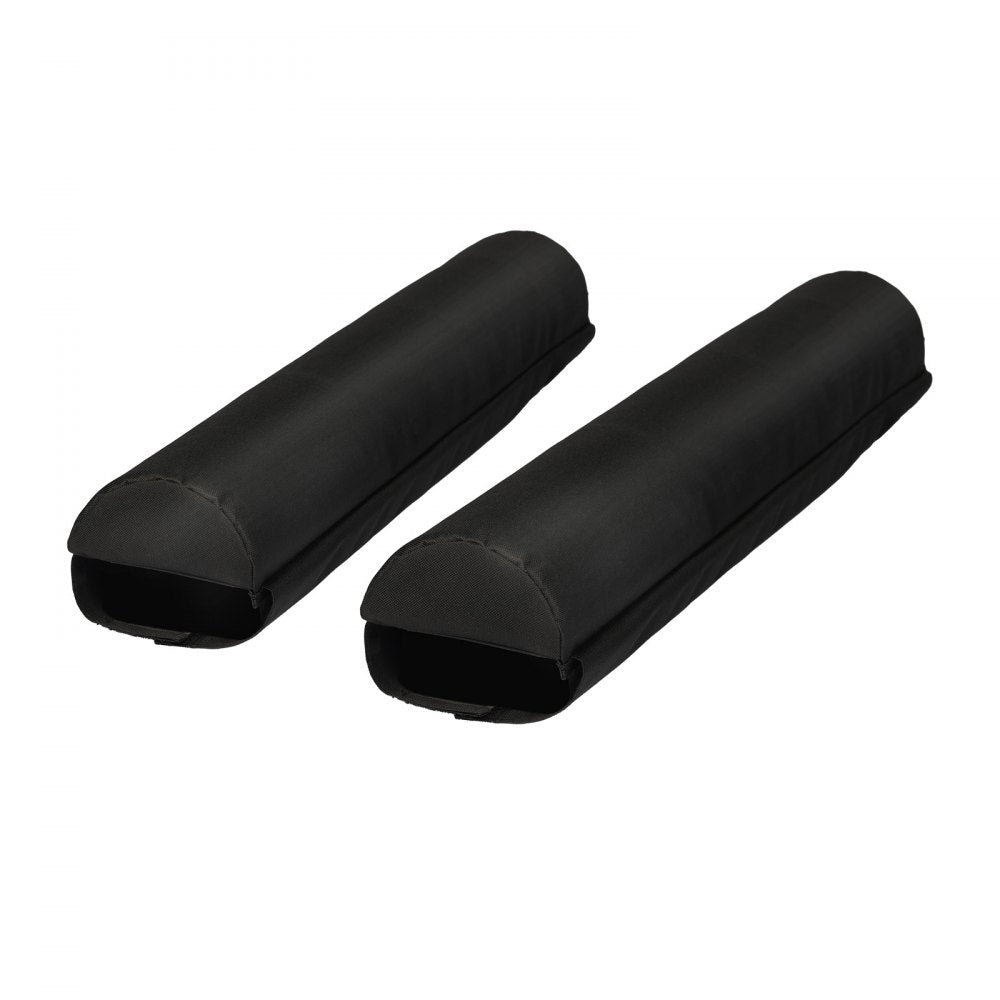 VEVOR Soft Roof Rack Pads, 28" Universal Car Roof Rack Pads for Various Crossbars, 88LBS Load Capacity Luggage Kayak Carrier with 2 Tie Down Straps & Velcros for SUPs Canoes Snowboards Paddle Boards