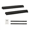 VEVOR Soft Roof Rack Pads, 28" Universal Car Roof Rack Pads for Various Crossbars, 88LBS Load Capacity Luggage Kayak Carrier with 2 Tie Down Straps & Velcros for SUPs Canoes Snowboards Paddle Boards