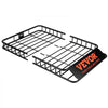 VEVOR Roof Rack Cargo Basket, 46" x 36" x 4.5" Rooftop Cargo Carrier, Heavy-duty 200 LBS Capacity Universal Roof Rack Basket, Luggage Holder for SUV, Truck, Vehicle