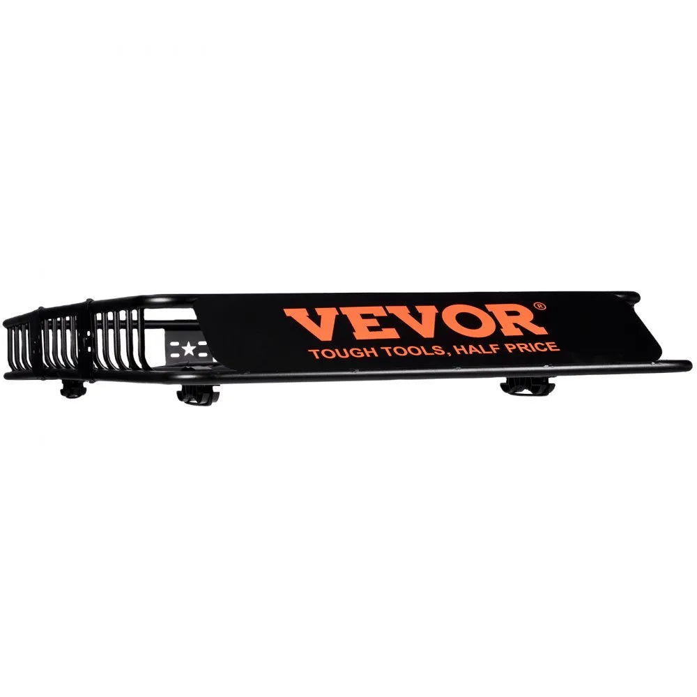 VEVOR Roof Rack Cargo Basket, 64" x 39" x 6" Rooftop Cargo Carrier with Extension, Heavy-duty Steel 200 LBS Capacity Universal Roof Rack Basket, Luggage Holder for SUV, Truck