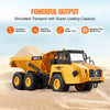 VEVOR RC Dump Truck Toy, 11-Channel 1:16 Scale, Remote Control Dump Truck RC Construction Vehicle Truck Toy with Metal Cabin & Light, 2 Rechargeable Batteries for Toddlers Kids Boys and Girls Age 8+
