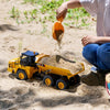 VEVOR RC Dump Truck Toy, 11-Channel 1:16 Scale, Remote Control Dump Truck RC Construction Vehicle Truck Toy with Metal Cabin & Light, 2 Rechargeable Batteries for Toddlers Kids Boys and Girls Age 8+