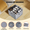 VEVOR Under Bed Shoe Storage Organizer, 1 Pack, 16 Compartments, Underbed Shoe Box Storage Containers Adjustable Dividers, Sandal Organizer Storage with Clear Window, Breathable, Reinforced Handles