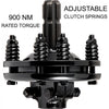 VEVOR Slip Clutch, 1 3/8\" PTO Slip Clutch, 6 Spline Ends PTO Friction Clutch, Carburized Steel Tractor Slip Clutch, Adjustable Rotary Cutter Slip Clutch, Black PTO Slip Clutch Spline for PTO Shaft