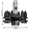 VEVOR Slip Clutch, 1 3/8\" PTO Slip Clutch, Smooth Round Ends PTO Friction Clutch, Carburized Steel Tractor Slip Clutch, Adjustable Rotary Cutter Slip Clutch, Black Brush Hog Slip Clutch for PTO Shaft