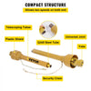 VEVOR PTO Shaft, 1-3/8” PTO Drive Shaft, 6 Spline Tractor and Implement Ends PTO Driveline Shaft, Series 4 Tractor PTO Shaft, 39”-55” Brush Hog PTO Shaft, PTO Shaft for Bush Hog/Finish Mower