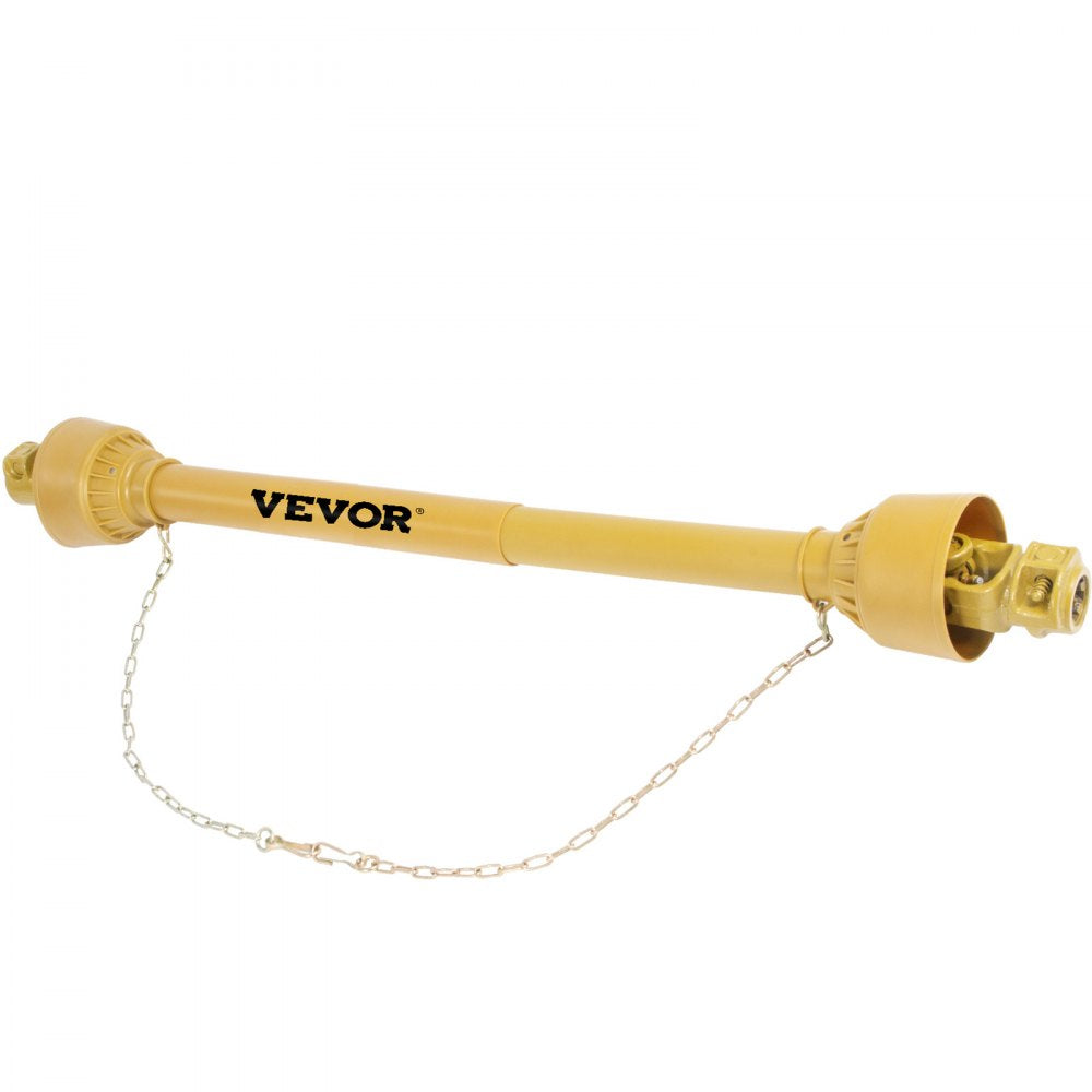 VEVOR PTO Shaft, 1-3/8” PTO Drive Shaft, 6 Spline Tractor and Implement Ends PTO Driveline Shaft, Series 4 Tractor PTO Shaft, 39”-55” Brush Hog PTO Shaft, PTO Shaft for Bush Hog/Finish Mower