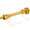 VEVOR PTO Shaft, 1-3/8\" PTO Drive Shaft, 6 Spline Both Ends PTO Driveline Shaft, Series 4 Tractor PTO Shaft, 31.5\"-41\" Brush Hog PTO Shaft, Yellow PTO Shaft with Slip Clutch for Bush Hog/Finish Mow