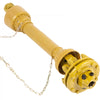 VEVOR PTO Shaft, 1-3/8\" PTO Drive Shaft, 6 Spline Both Ends PTO Driveline Shaft, Series 4 Tractor PTO Shaft, 31.5\"-41\" Brush Hog PTO Shaft, Yellow PTO Shaft with Slip Clutch for Bush Hog/Finish Mow
