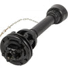 VEVOR PTO Shaft, 1-3/8” PTO Drive Shaft, 6 Spline Both Ends PTO Driveline Shaft, Series 6 Tractor PTO Shaft, 47”-67” Brush Hog PTO Shaft, Black PTO Shaft with Slip Clutch for Bush Hog/Finish Mower