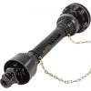 VEVOR PTO Shaft, 1-3/8” PTO Drive Shaft, 6 Spline Both Ends PTO Driveline Shaft, Series 6 Tractor PTO Shaft, 47”-67” Brush Hog PTO Shaft, Black PTO Shaft with Slip Clutch for Bush Hog/Finish Mower