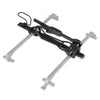 VEVOR Roof Bike Rack, 33 lbs Capacity, Foldable Upright Roof Mount Bicycle Rack with Locking Systems & Adjustable Arm for T-Slot Crossbars, Upright Rooftop Bike Rack 1 Bike Carrier for Car SUV, Black